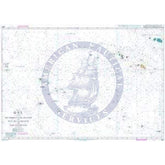 British Admiralty Nautical Chart  4657: Southern Cook Islands to Iles de la Societe and Iles Australes
